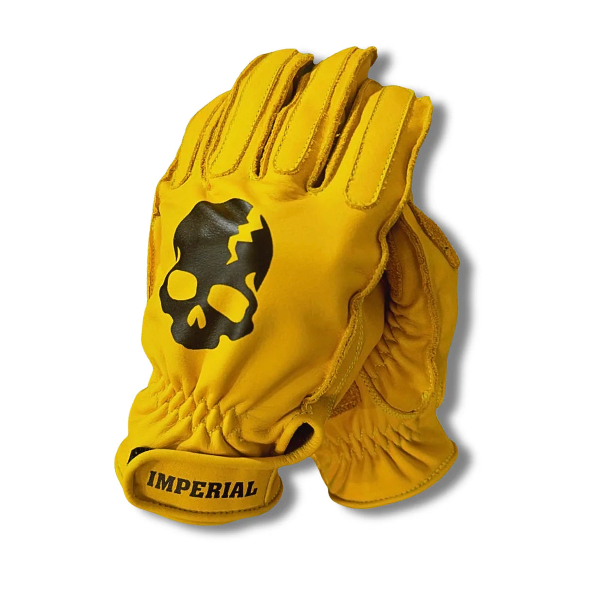 IN STOCK IMPERIAL MOTO Scrambler Gloves - YELLOW - XL