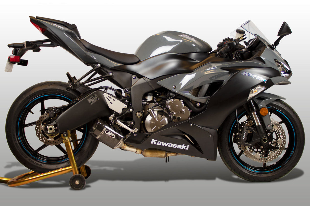 M4 Exhaust Carbon Fiber Street Slayer Slip On 2009 - 2025 2026 ZX6R KA6914