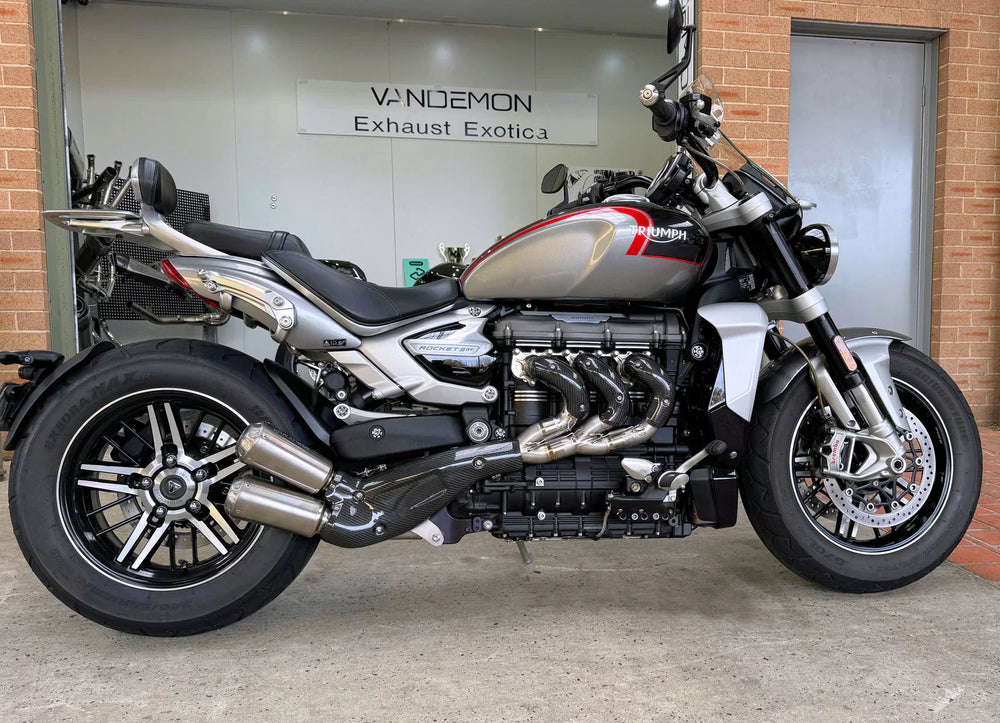 IN STOCK Vandemon Triumph Rocket 3R & GT 2500cc  Stainless Steel Exhaust Manifold TRIUMROCKET3SSHEADR VA-154