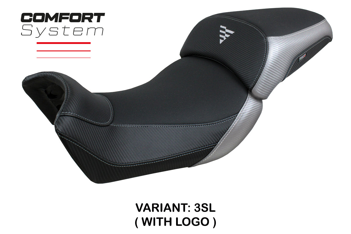 Tappezzeria Italia Voge Valico 650 DS 2021-2024 Seat Cover Comfort in Silver