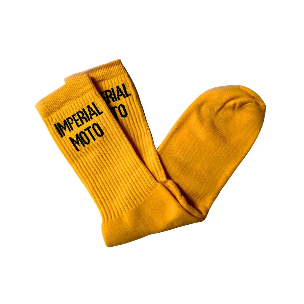 IN STOCK IMPERIAL MOTO Gold Crew Sock