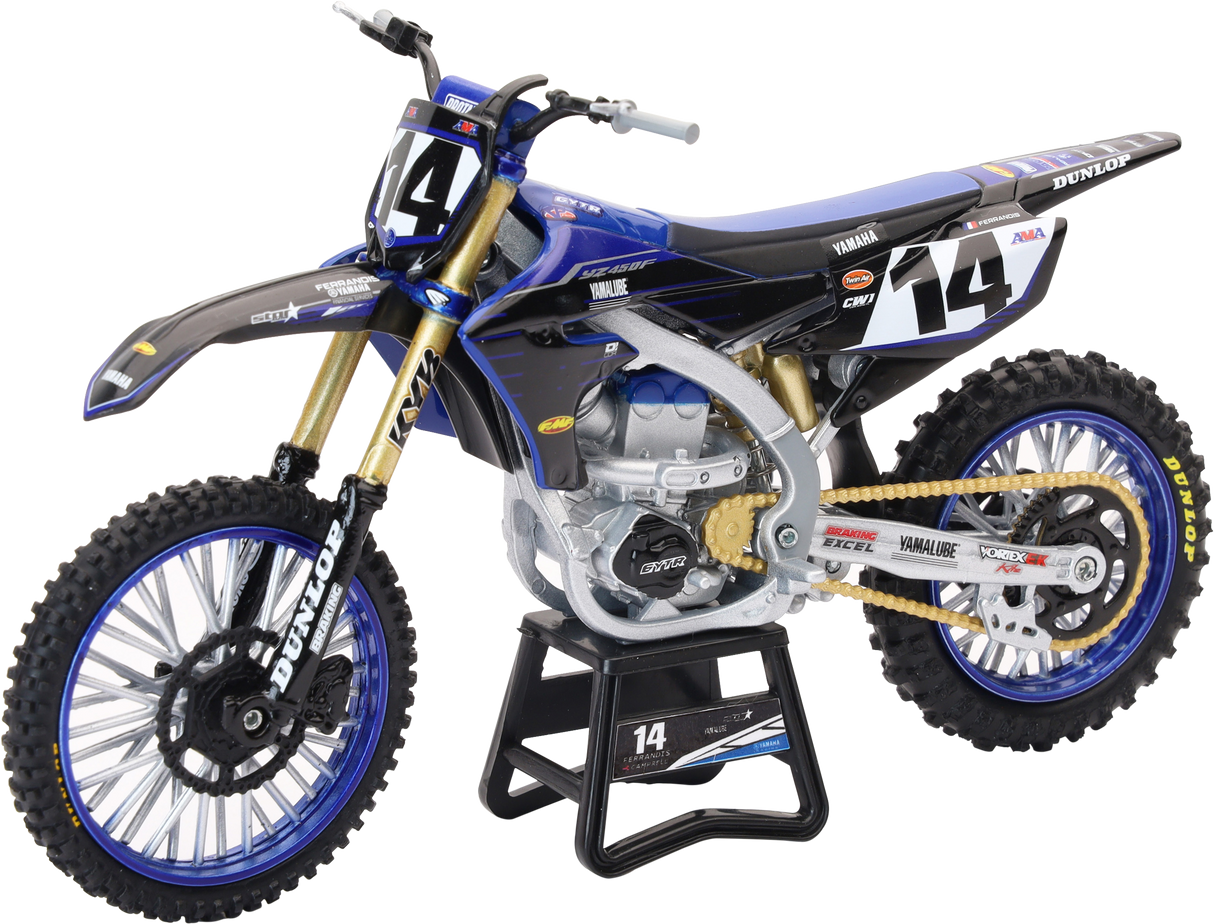 NEW-RAY1:12 Scale Yamaha Factory Team Yz450 Dylan Ferandis #1458333
