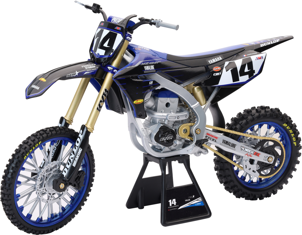 NEW-RAY1:6 Scale Yamaha Factory Team Yz450 Dylan Ferandis #1449723
