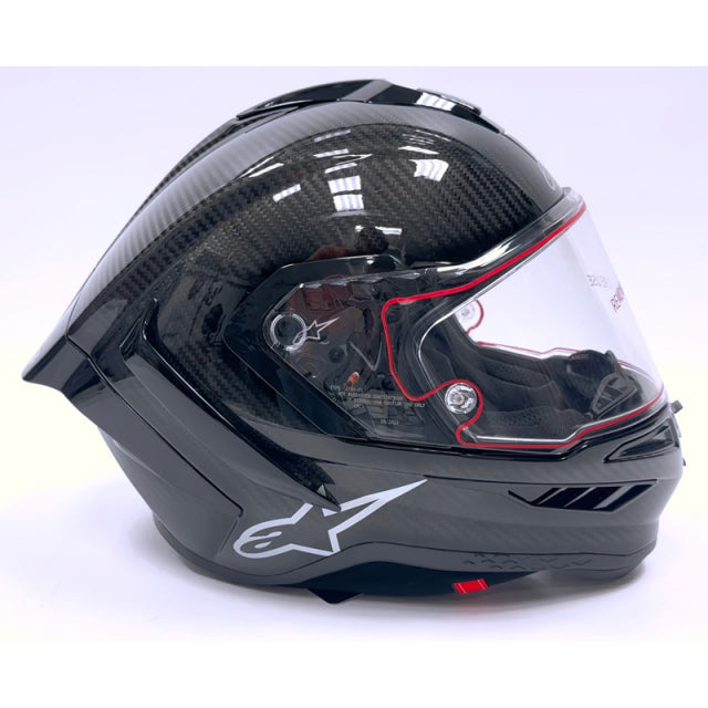 ALPINESTARS Supertech R10 Helmet - Solid - Carbon Black - Large 8200124-1902-L