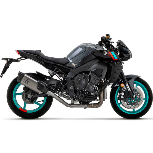 Arrow Pista Slip-on Exhaust, Titanium for Yamaha MT-10 2022-2025 71507pt