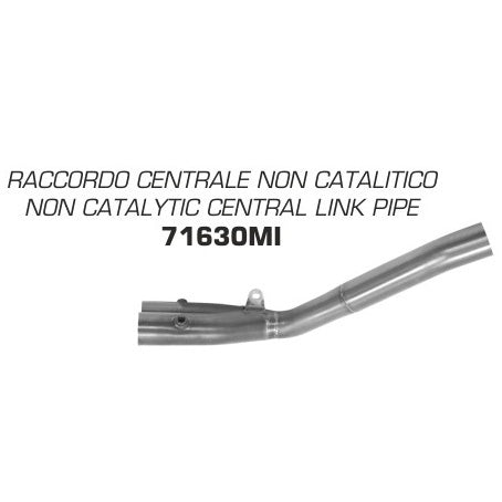 71630MI  Arrow Non-Catalytic Central Link Pipe for Yamaha YZF-R1 2015-2016