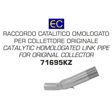 Arrow Honda Cb 300 R 18-20 Homologated Stainless Steel Link Pipe For Arrow Silencers And Original Collector 71695kz