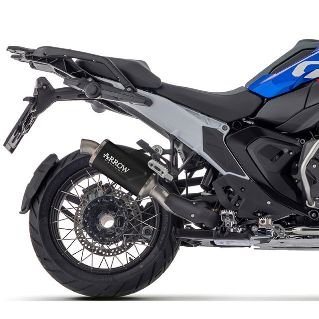 Arrow Exhaust 72651AON Indy Race Evo Slip-on Exhaust, Aluminum Dark for BMW R1300GS 24-25