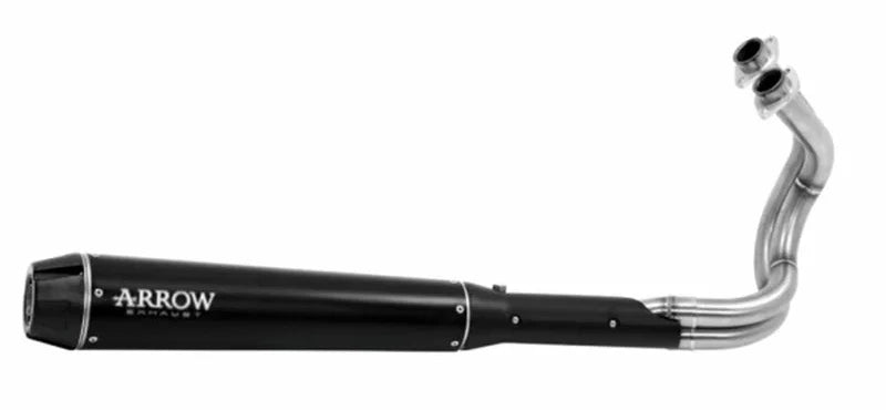 Arrow Kawasaki Vulcan S 650 20-24 Full System With Rebel Dark Nichrom Exhaust And Dark Aluminium End Cap 74512rbn