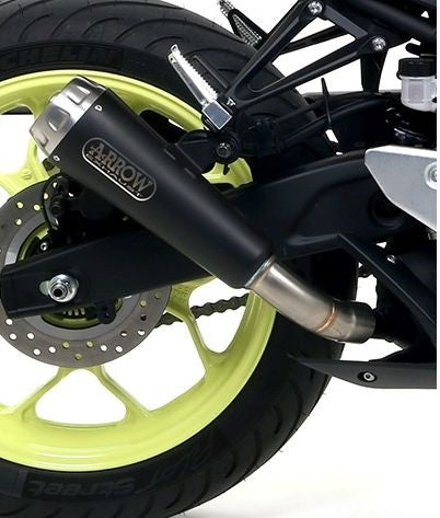 Arrow  Pro-Race  slip- on exhaust Exhaust, Nichrome Dark for Yamaha YZF-R3 /MT03 2017-2025 71831PRN