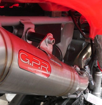 GPR Powercone Evo, Slip-on Exhaust with Removable DB Killer, Link Pipe Honda TRX400 EX 1999-2014 QUSP.137.PCEV