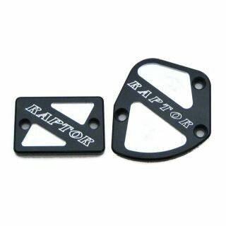 MODQUADThrottle & Brake Cover Set Black Logo RaptorTSET1-RBLK-07