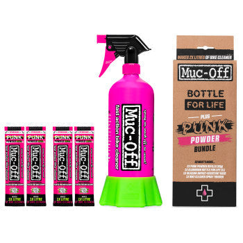 MUC-OFF USA Punk Powder Concentrated Cleaner - 4 Pack with Bottle 20609