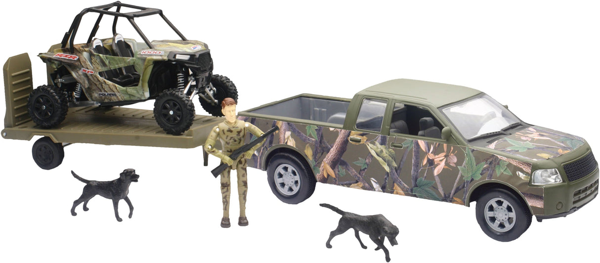 NEW-RAYReplica 1:18 Truck/Trailer/Utv Truck Camo/Utv CamoSS-76456