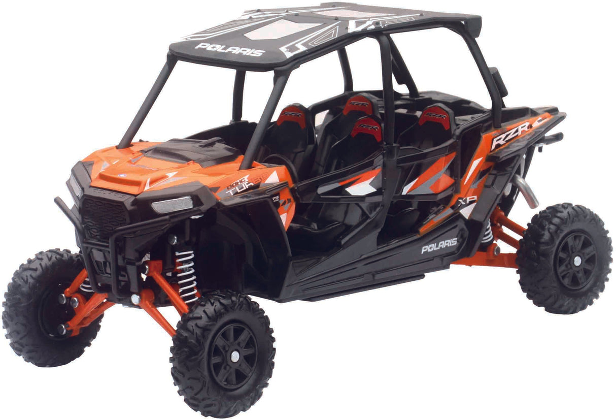 NEW-RAYReplica 1:18 Utv Polaris Rzr 4 Turbo Xp Orange57843A