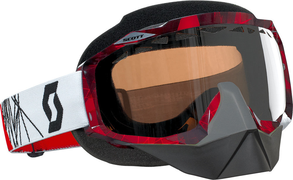 SCOTT Hustle Snocross Goggle Prism W/Acs Chrome Lens 217784-2913015