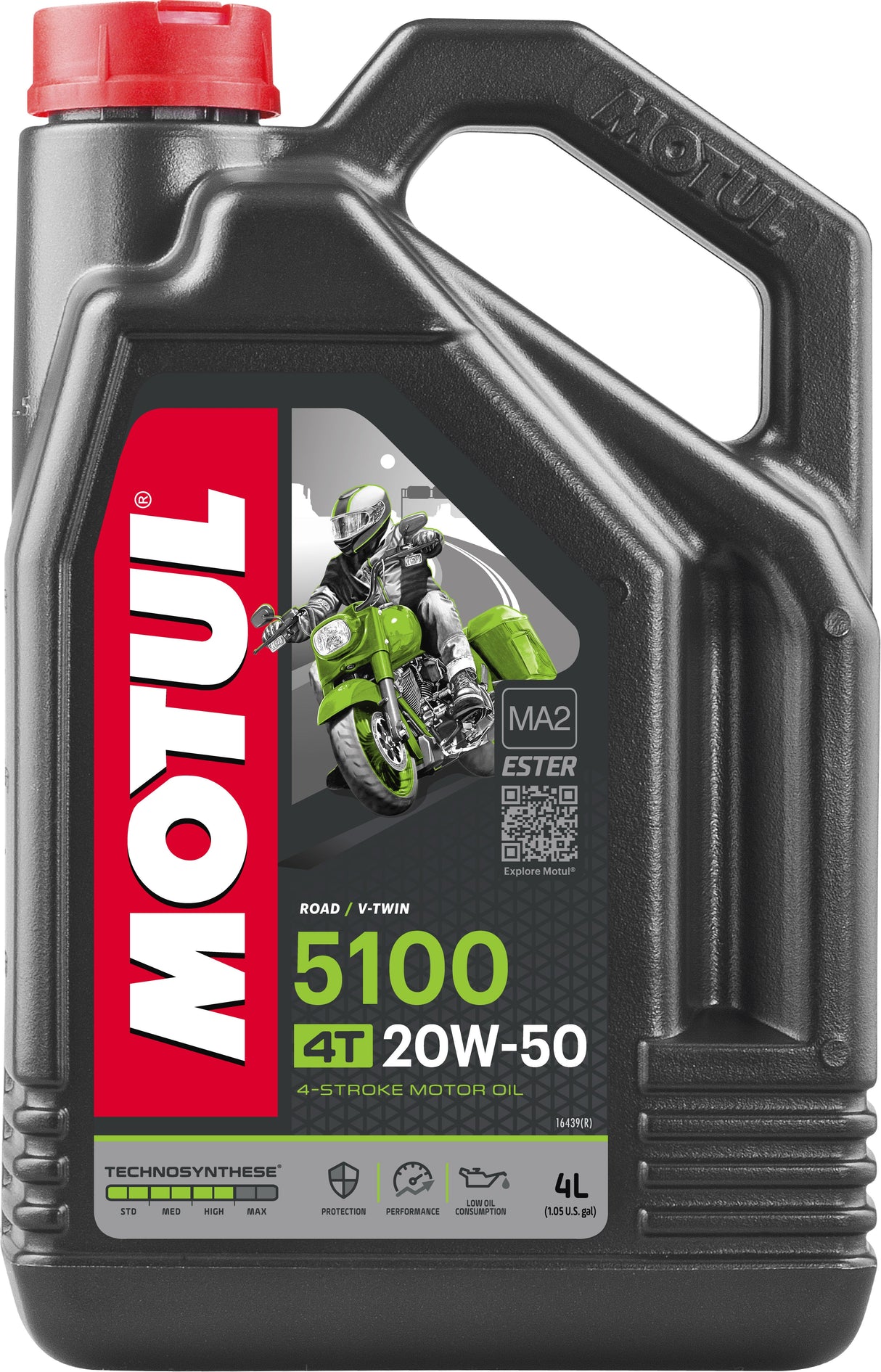 MOTUL5100 4t 20w50 4-L 4/Case109945