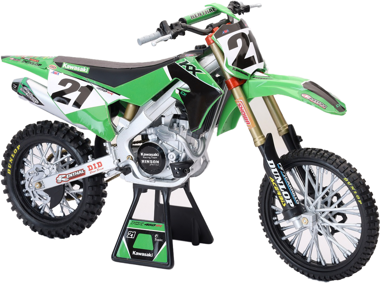 NEW-RAY1:6 Scale Kawasaki Factory Team Kx450f Jason Anderson #2149733