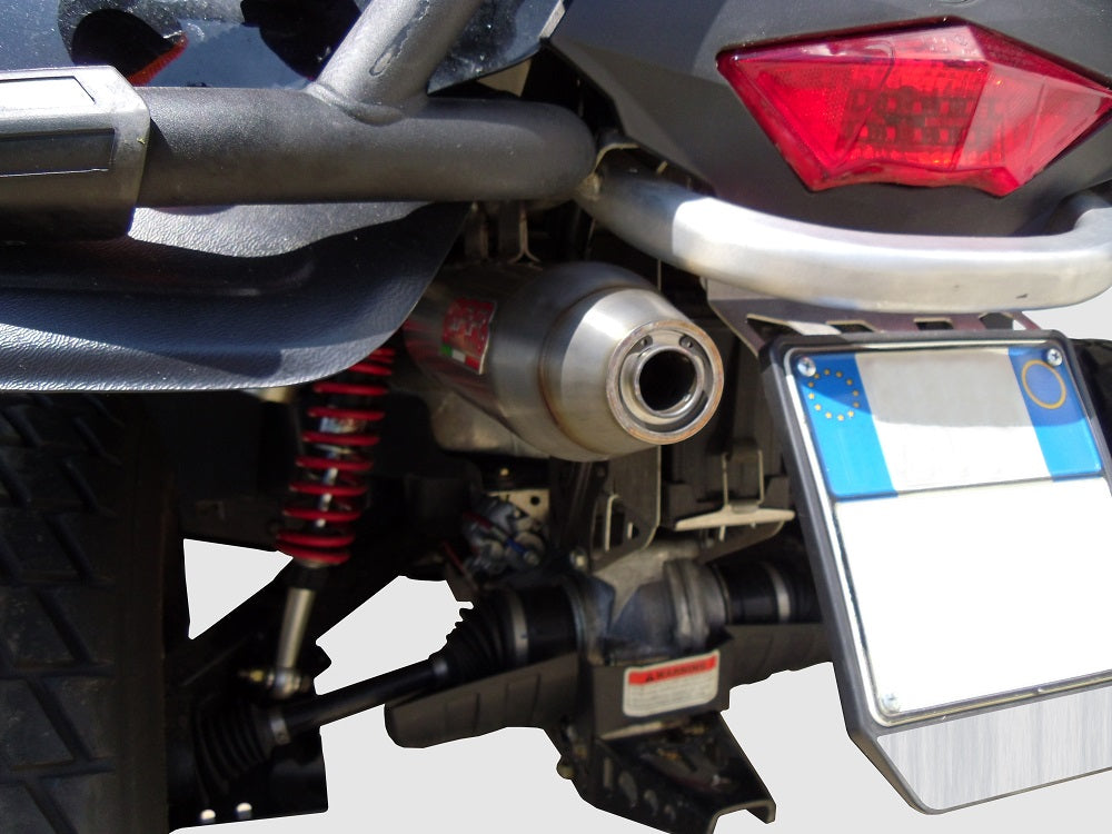 GPR Deeptone Slip-on Exhaust, Removable DB Killer, Link Pipe Can Am Outlander 800 2009-2015 QUSP.145.DEATV