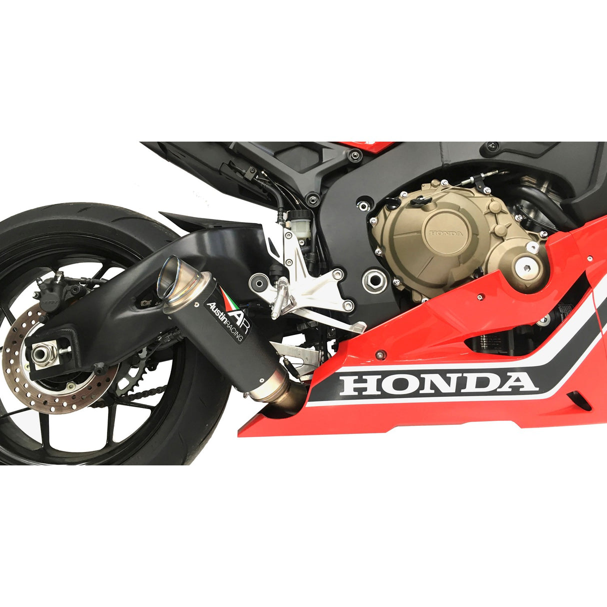 Austin Racing CBR1000RR 2008 - 2025 GP3 DE-CAT RACE EXHAUST SYSTEM AR89