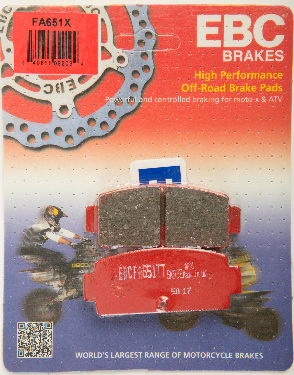 EBC Brake Pads Fa651x Carbon X Series FA651X