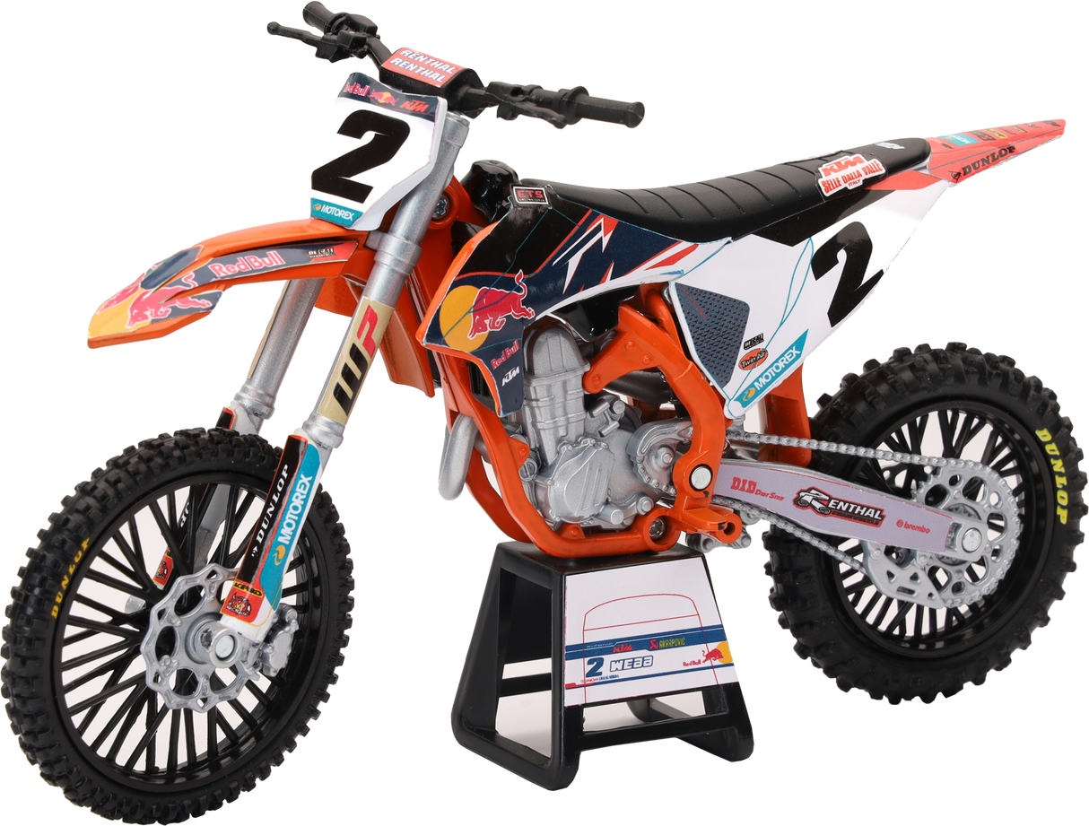 NEW-RAY1:12 Scale Redbull Ktm 450sx-F Cooper Web #258353