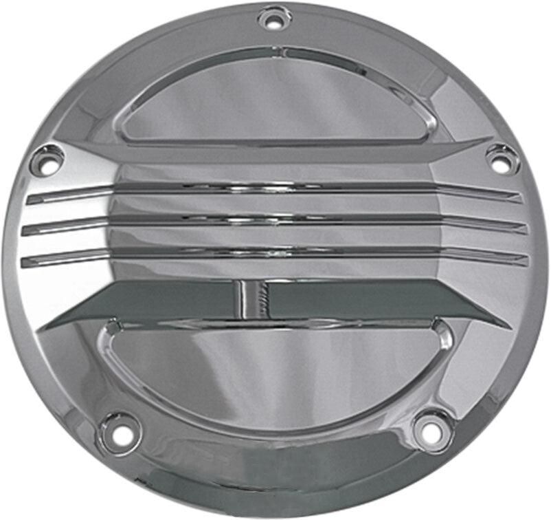 HARDDRIVE Derby Cover Chrome Flt 16-Up B-38-4