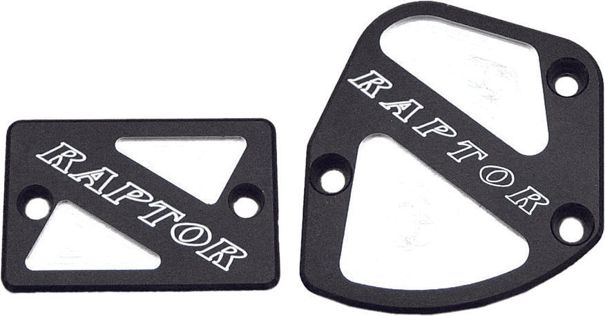 MODQUADThrottle & Brake Cover Set Black Logo RaptorTSET1-RBLK