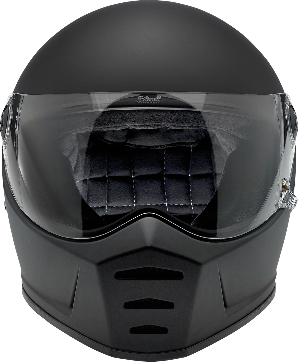 BILTWELL Lane Splitter Helmet - Flat Black - Large 1004-201-104