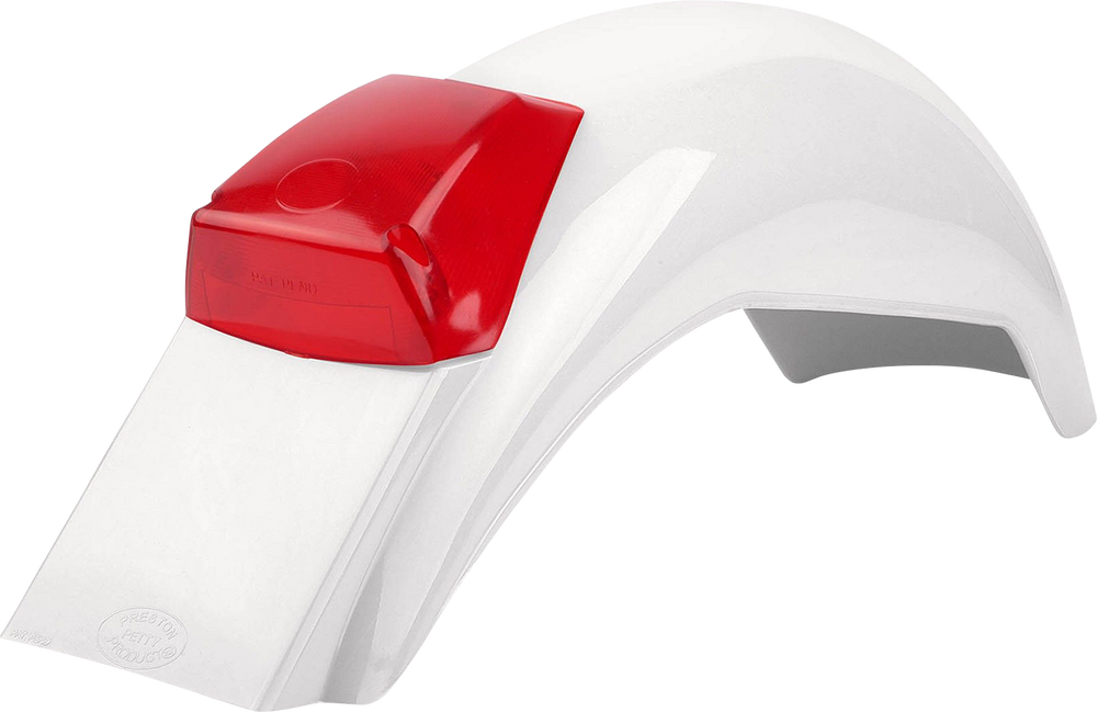 POLISPORT Fender - Rear - Enduro - White 8555700008