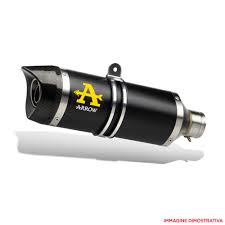 71772AKN  Arrow Thunder Exhaust, Aluminum Dark for Suzuki GSX-R600 / 750 2011-2016