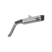 72632PK  Arrow Indy Race Exhaust, Titanium with Carbon Cap for Moto Guzzi V85TT 19-23