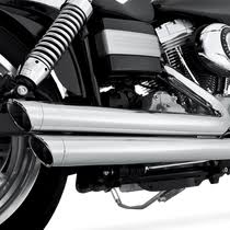 OPEN BOX NEW VANCE & HINES Big Shots Staggered Exhaust System - Chrome 17959