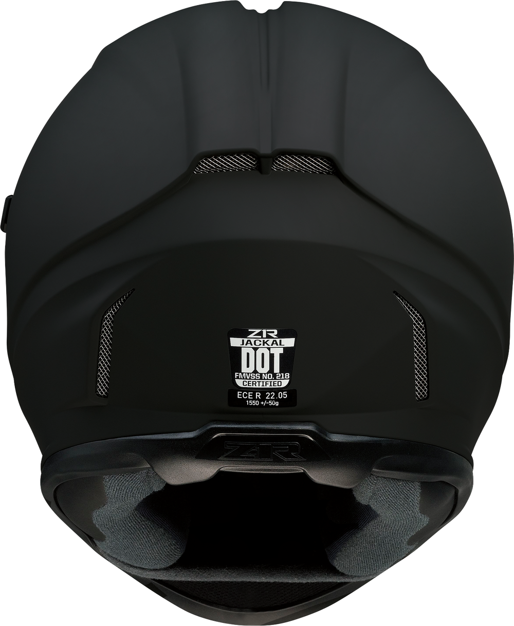 Z1R Jackal Helmet - Flat Black - Smoke - XS 0101-13992