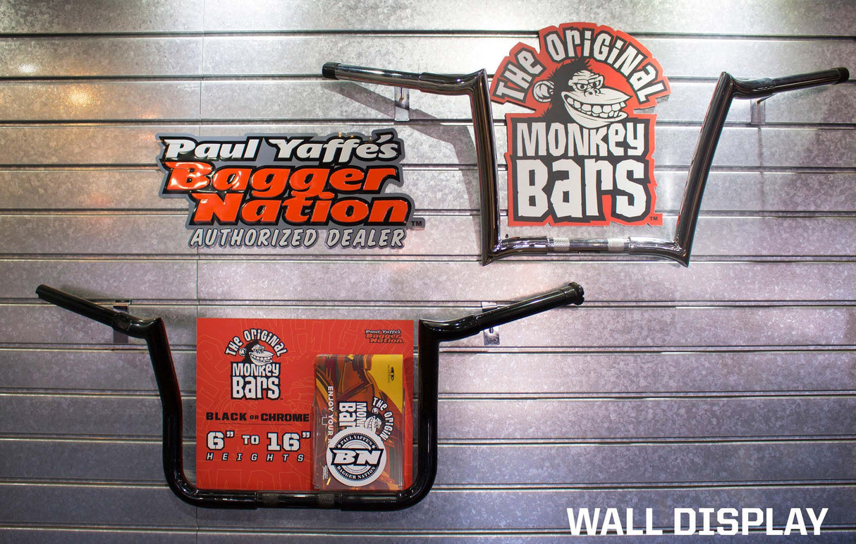 BAGGERNATION Monkey Bar Display No Bars Included POP-MB