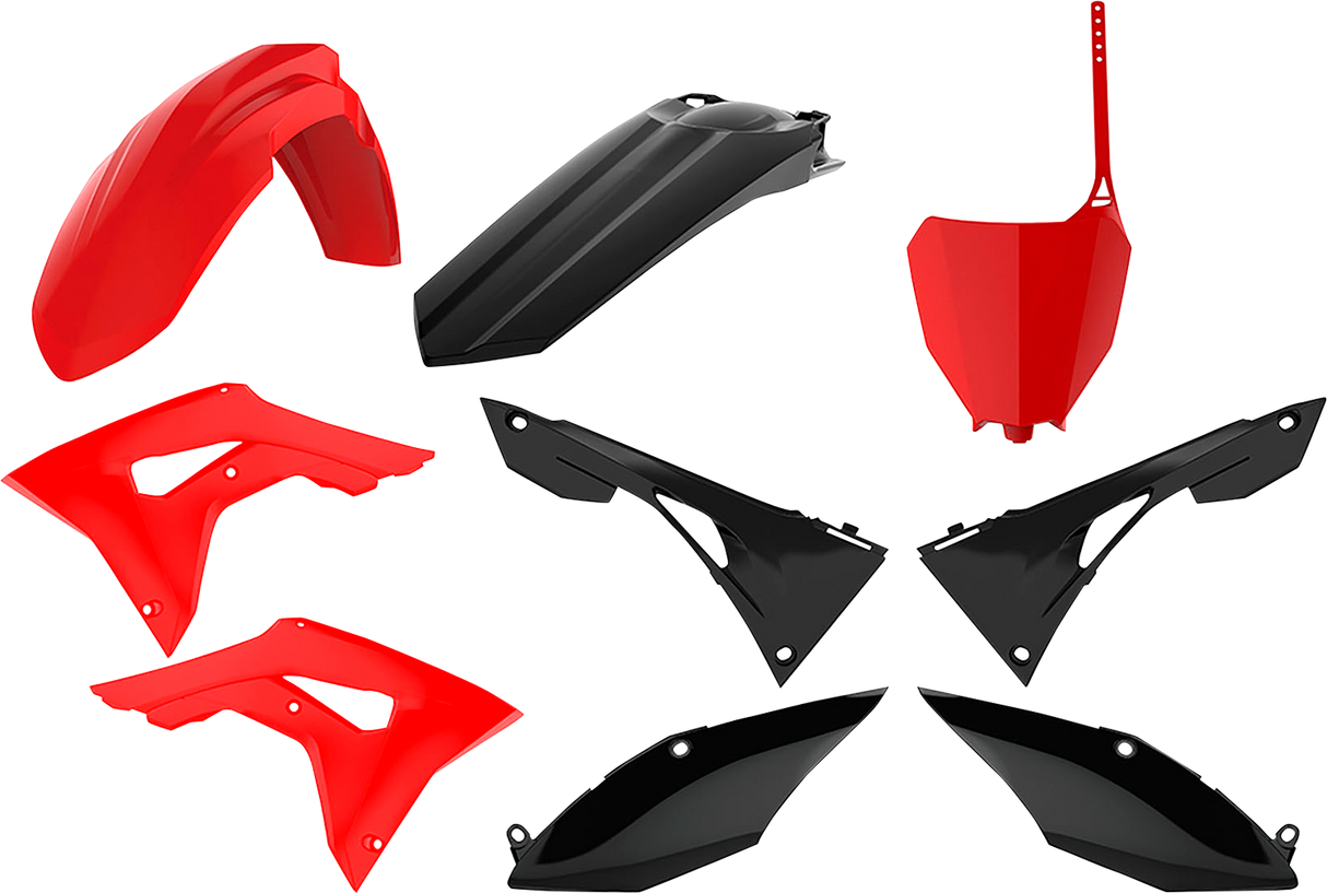 POLISPORT Body Kit - Complete - Red/Black CRF250R 2022-2023 / CRF450R 2021-2023 90833