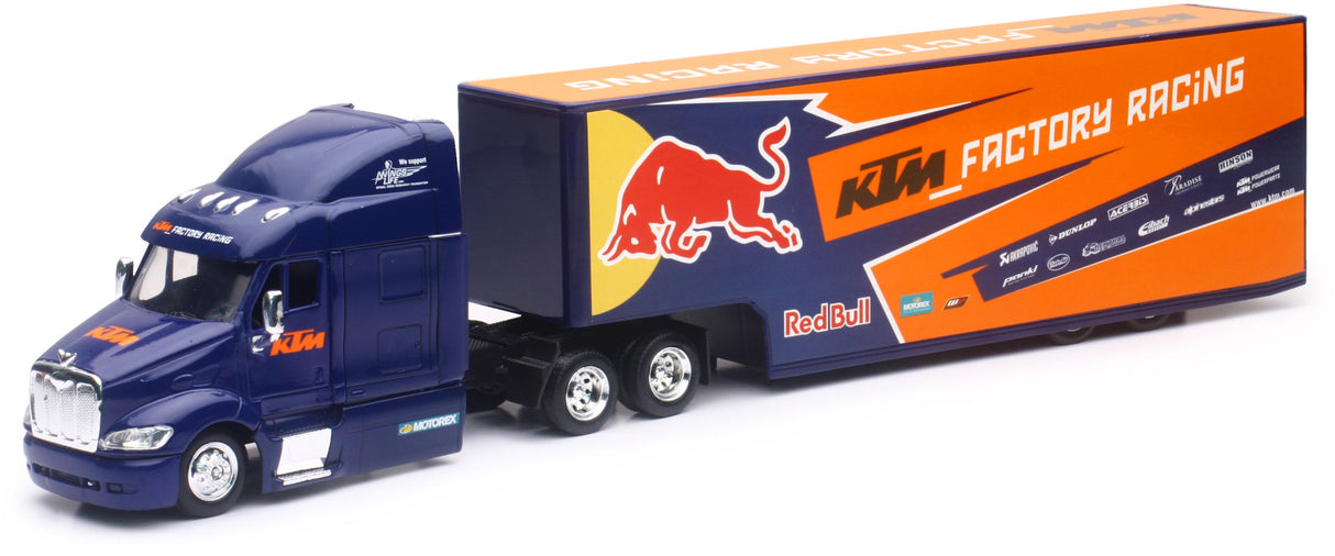 NEW-RAYReplica 1:43 Semi Truck 17 Red Bull Ktm Race Truck15973