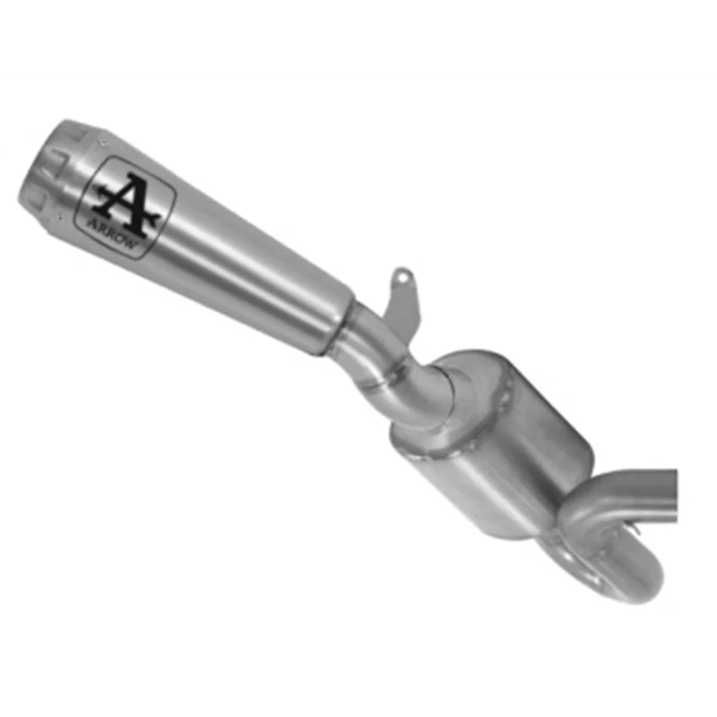 Open box 71223PRI  Arrow Pro-Race Slip-on Exhaust, Nichrome Ducati Scrambler 800 Icon 21-25