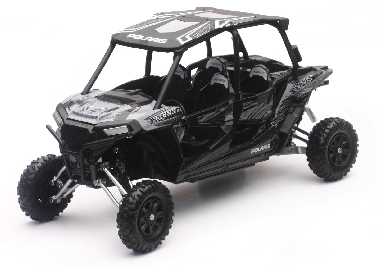 NEW-RAYReplica 1:18 Utv Polaris Rzr 4 Turbo Titanium57843C