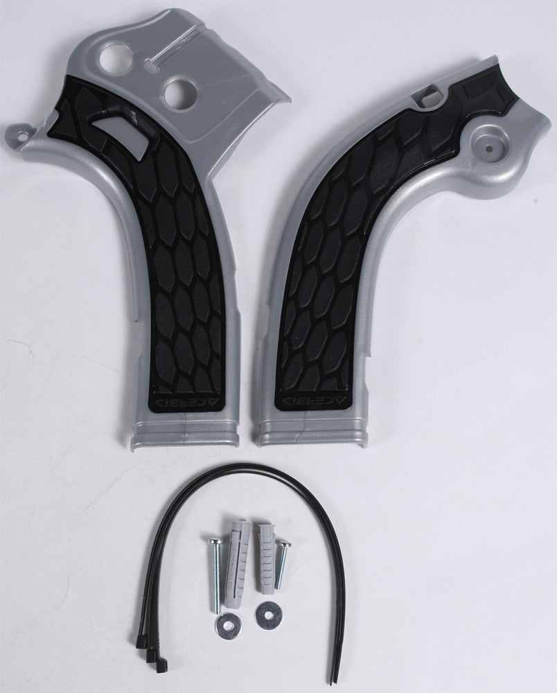 ACERBIS X-Grip Frame Guard Silver/Black 2374261015