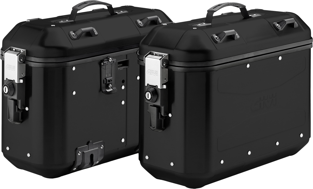 GIVI Dolomiti Monokey Side Case 36l Pair Black DLMK36BPACK2