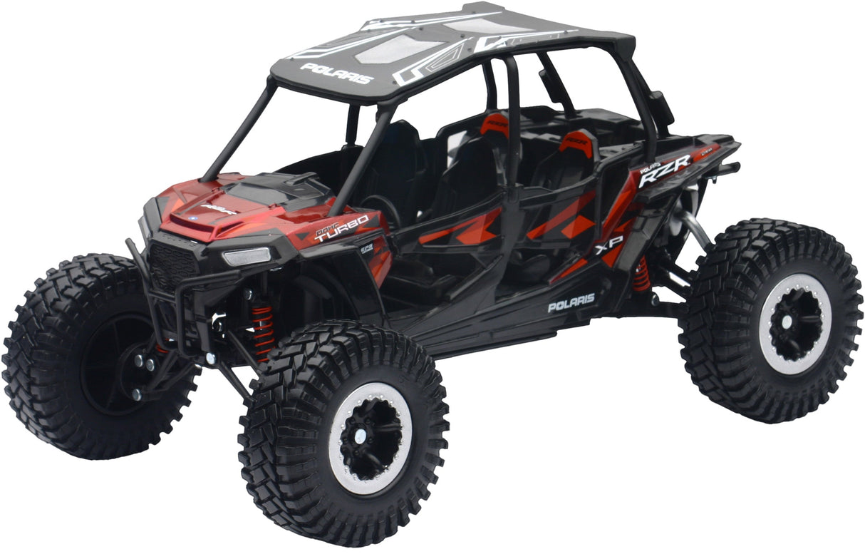 NEW-RAYReplica 1:18 Utv Polaris Rzr 4 Turbo Xp Rc Red57976B