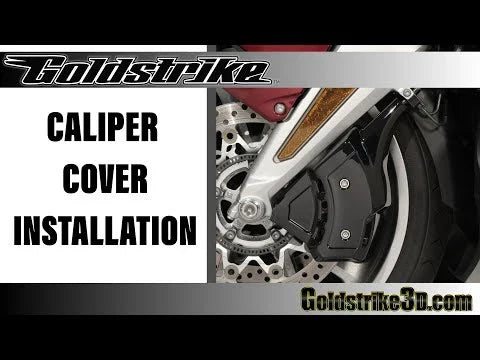 Goldstrike Vented Caliper Covers For Gold Wing 18-Up Black 78126