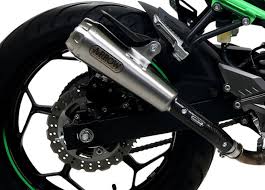 Arrow Kawasaki Ninja 125 2019-2020  Homologated Pro-Race Nichrom Silencer With Welded Link Pipe 71897pri