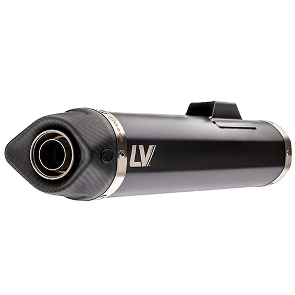LEOVINCE LV One EVO Slip-On Muffler - Black Edition for CAN-AM RYKER 600 SPORT/RALLY/ACE 2019 - 2024 14404EB