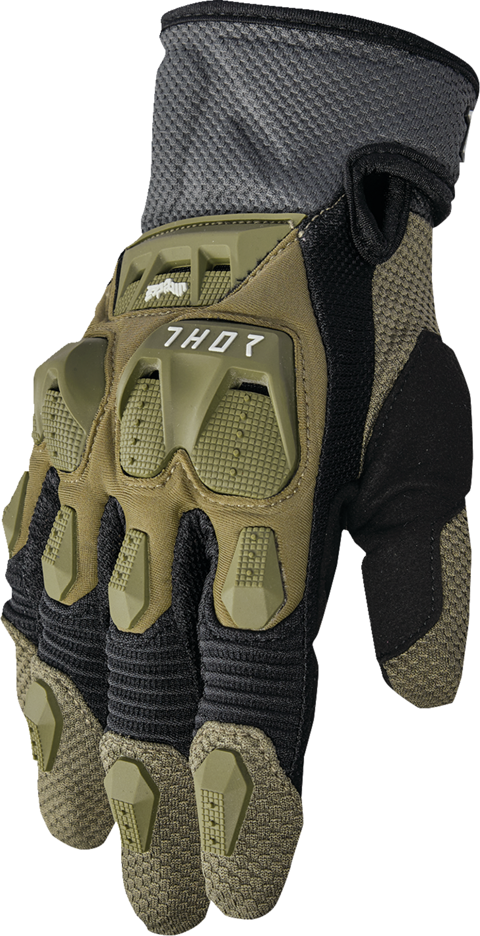 THOR Terrain Gloves - Army/Charcoal - Large 3330-7288