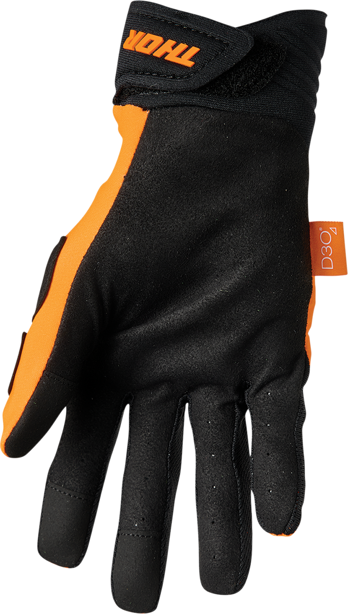 THOR Rebound Gloves - Fluo Orange/Black - Large 3330-6731