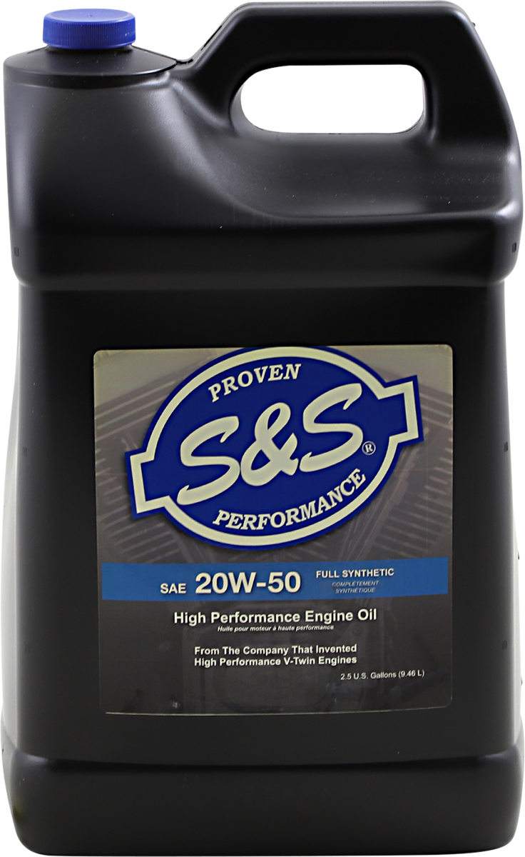 S&S CYCLE Synthetic Oil 20W-50 - 2.5 U.S. gal. 153749