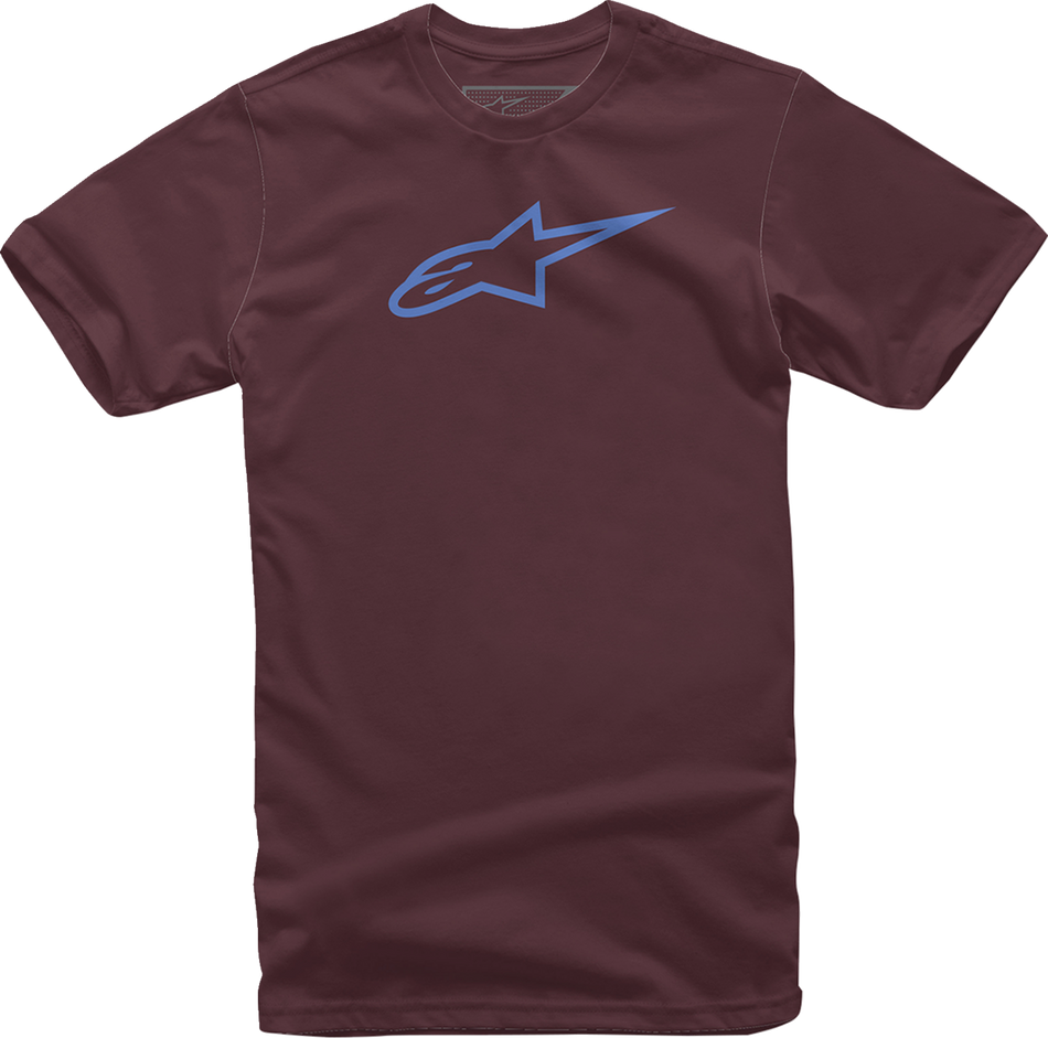 ALPINESTARS Ageless T-Shirt - Maroon/Blue - Large 1032-720308370L