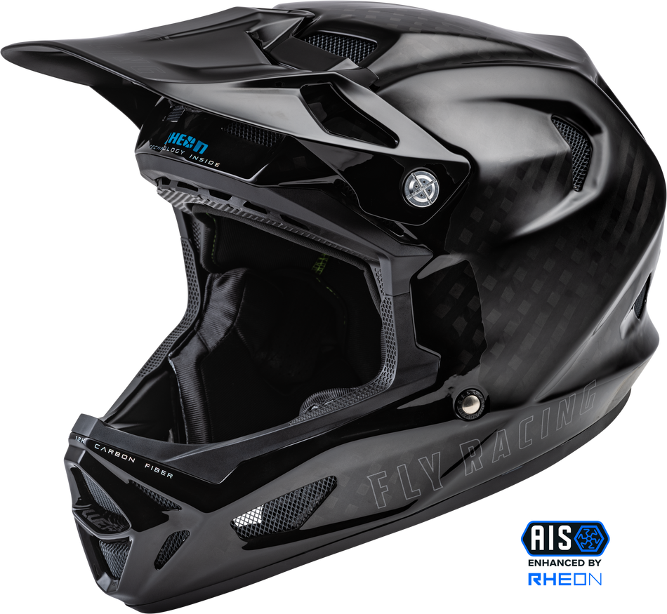 FLY RACING Youth Werx-R Carbon Helmet Black Carbon Yl 73-9220YL